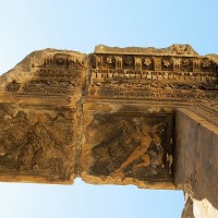 Baalbek Closeup of Lintel Bacchus Temple 200x200 Baalbek