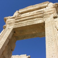 Once arch in the area of the temple of Bel. 200x200 Baalbek