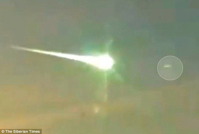 Did UFO 'hit' Russian meteorite?