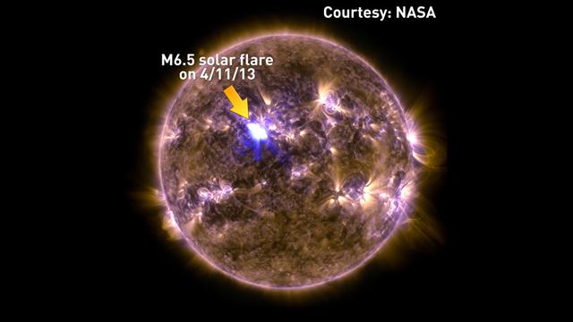Solar Flare 4-11-13 M6.5