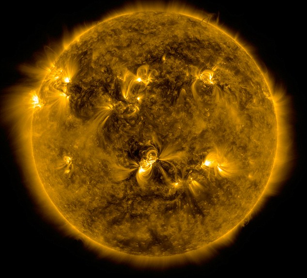 Image taken by SDO's AIA instrument at 171 Angstrom shows the current conditions of the quiet corona and upper transition