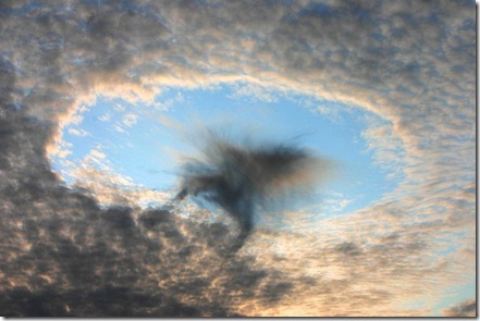 Fallstreak-Hole-Spectacular and Rare Natural Phenomenon