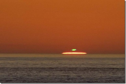 Green-Flashes-Sun-Spectacular and Rare Natural Phenomenon