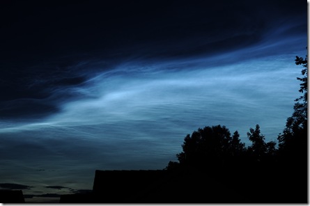 Noctilucent-Cloud-Spectacular and Rare Natural Phenomenon