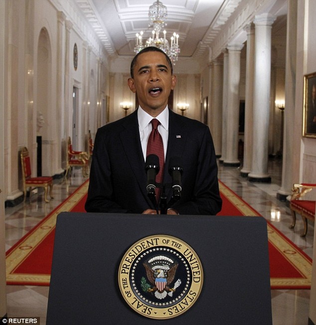 Obama tells the world Osama is dead...