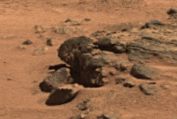 A rock of Barack Obama on Mars