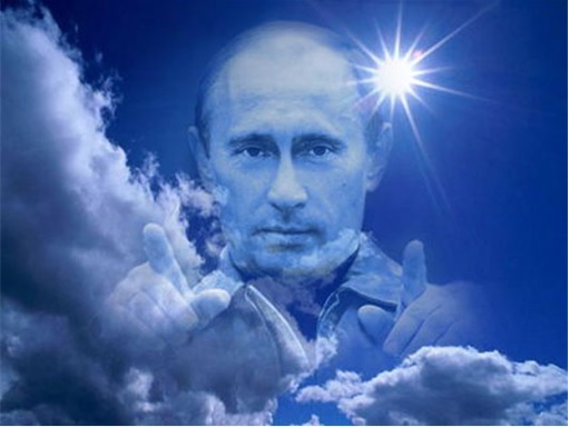 Russian-Vladimir-Putin-God-in-the-Blue-Sky
